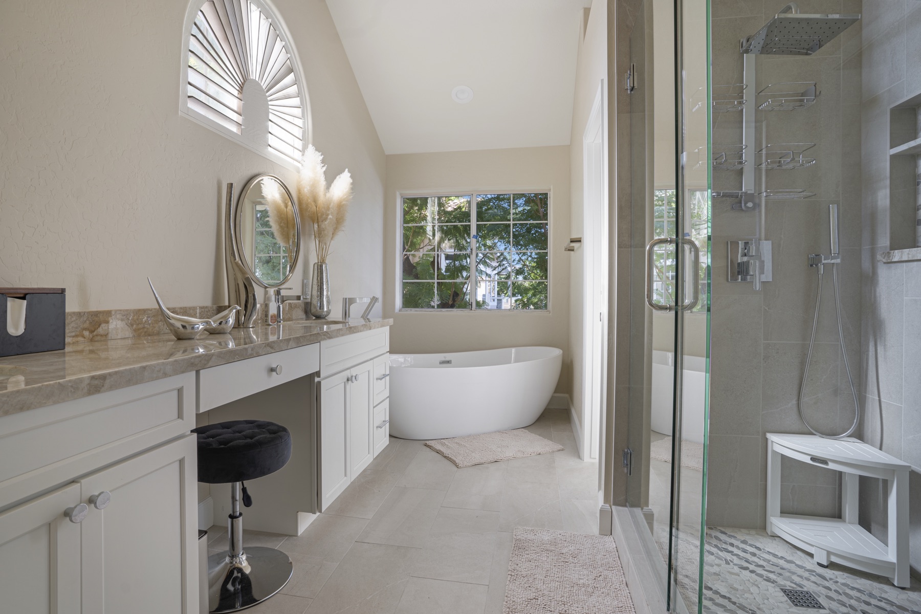 Bathroom remodeled as part of a whole-home renovation