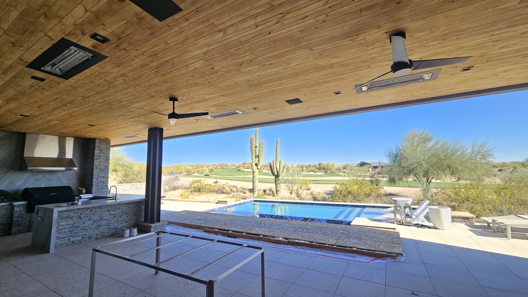 Outdoor living space refreshed as part of a whole-home remodel