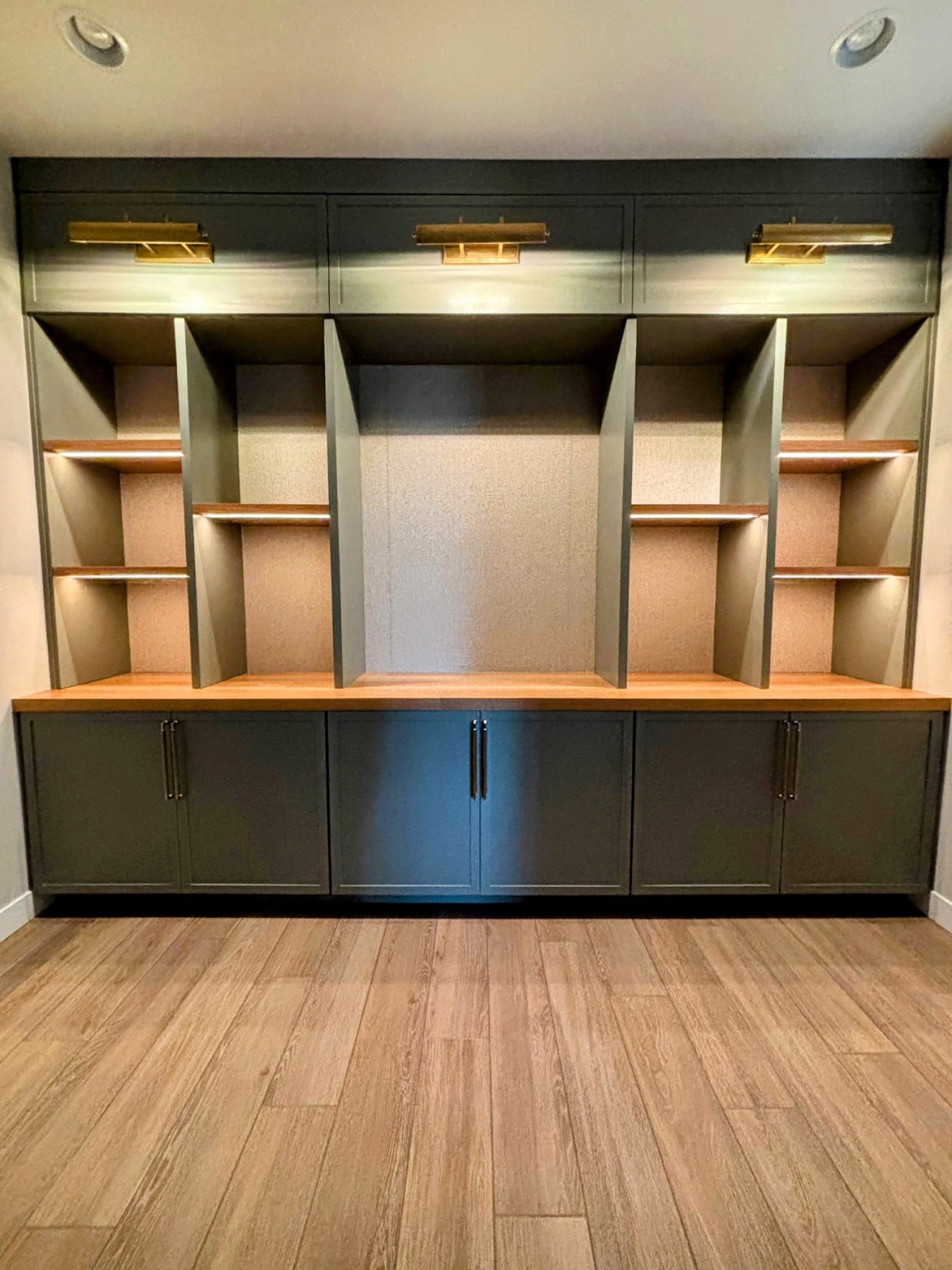 Custom closet build-out in a whole-home remodel